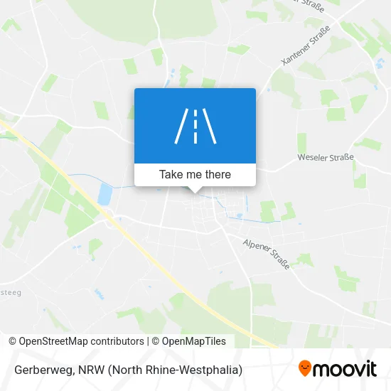Карта Gerberweg