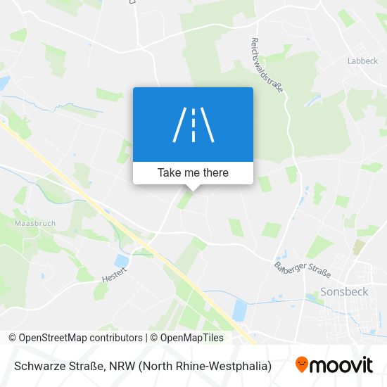 Schwarze Straße map