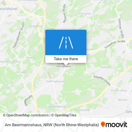 Am Beermannshaus map