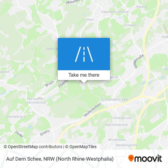 Auf Dem Schee map