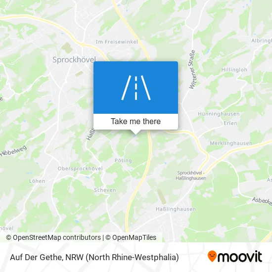 Карта Auf Der Gethe