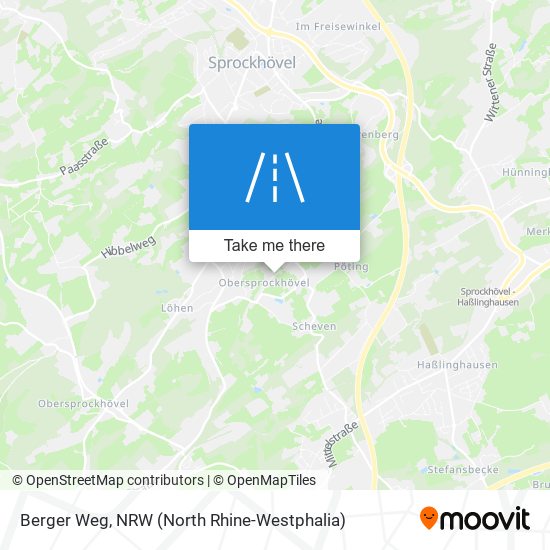 Berger Weg map