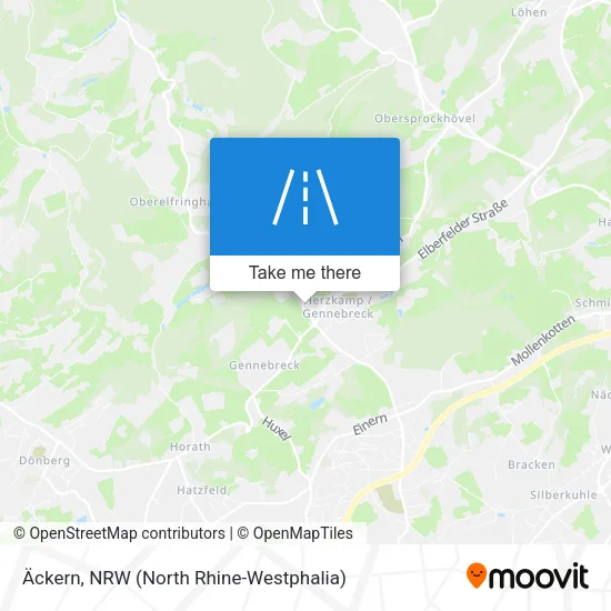 Карта Äckern