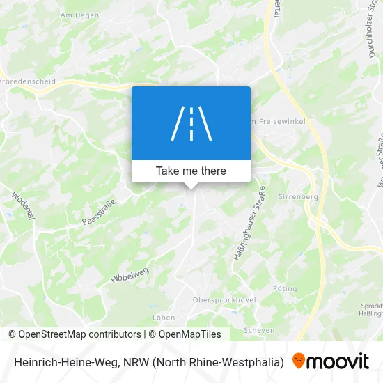 Heinrich-Heine-Weg map