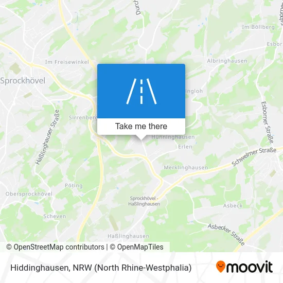 Карта Hiddinghausen