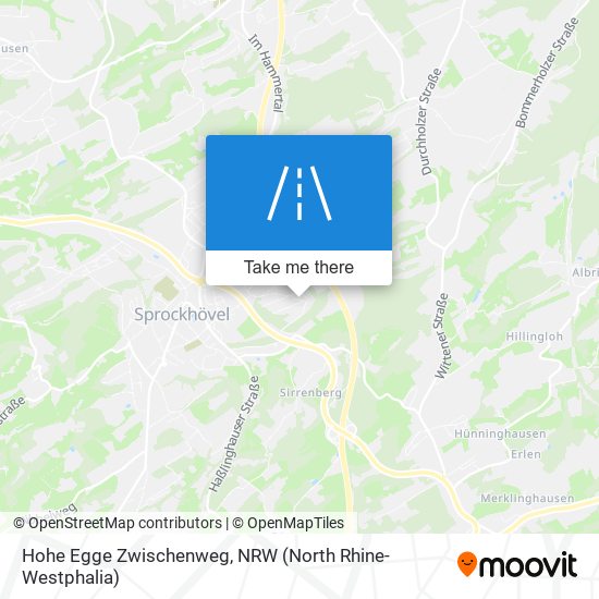 Карта Hohe Egge Zwischenweg