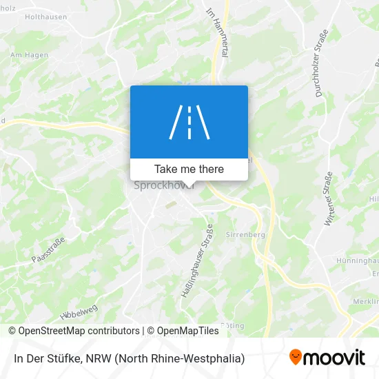 In Der Stüfke map