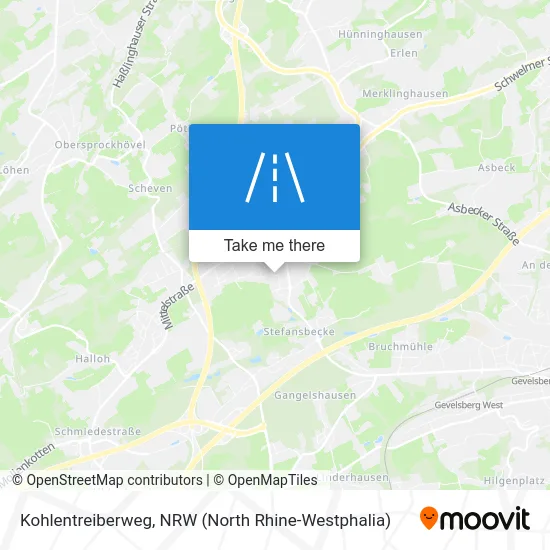 Kohlentreiberweg map