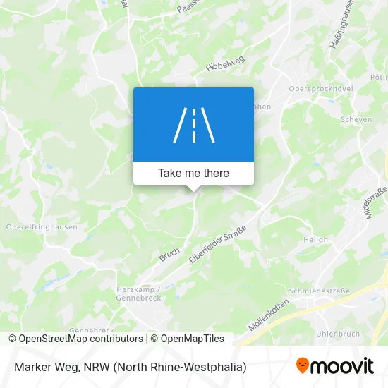 Карта Marker Weg