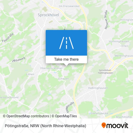 Pötingstraße map