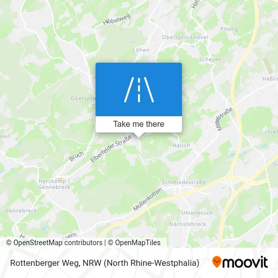Rottenberger Weg map