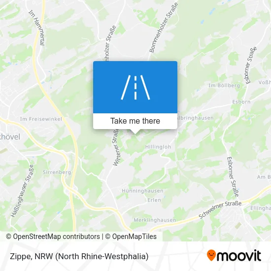 Карта Zippe
