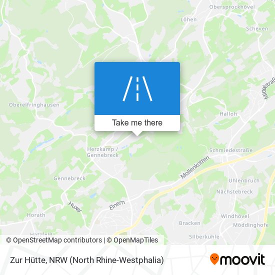 Zur Hütte map