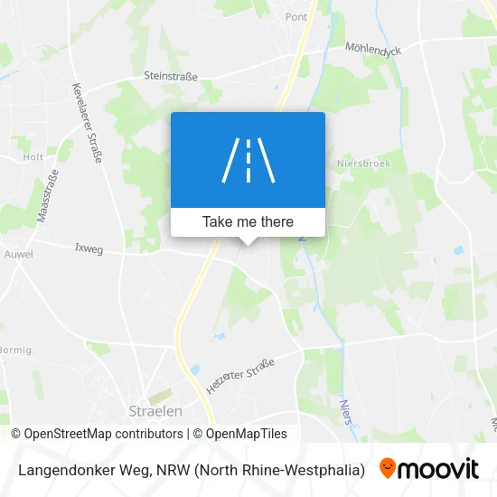 Карта Langendonker Weg