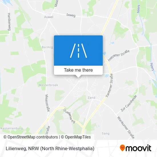 Lilienweg map