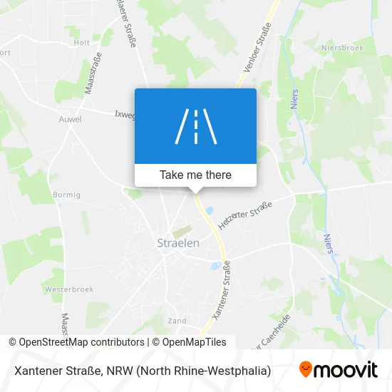 Xantener Straße map