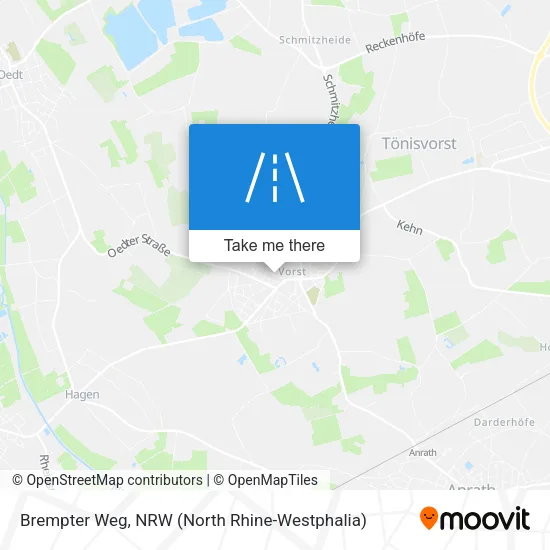 Карта Brempter Weg
