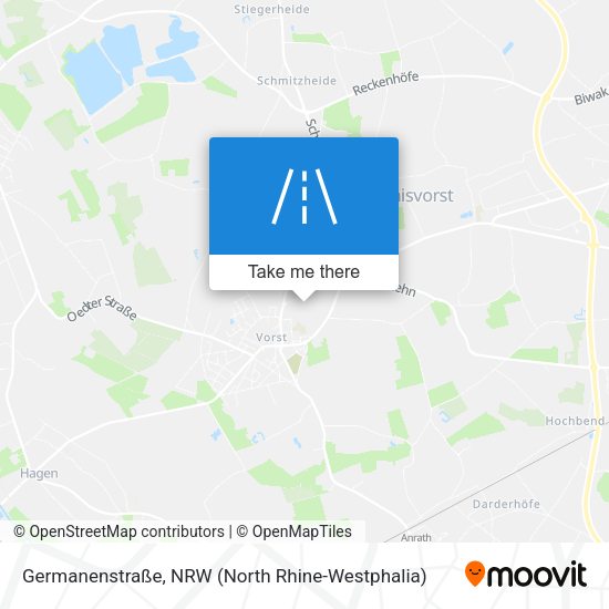 Germanenstraße map