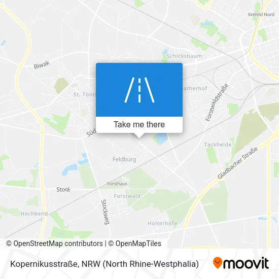 Карта Kopernikusstraße