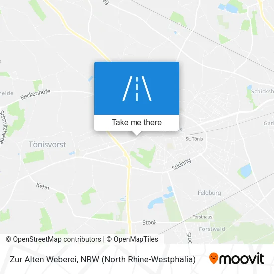 Карта Zur Alten Weberei