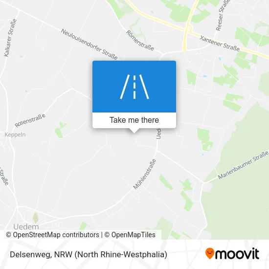 Карта Delsenweg