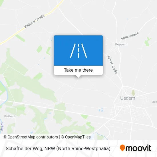 Schafheider Weg map