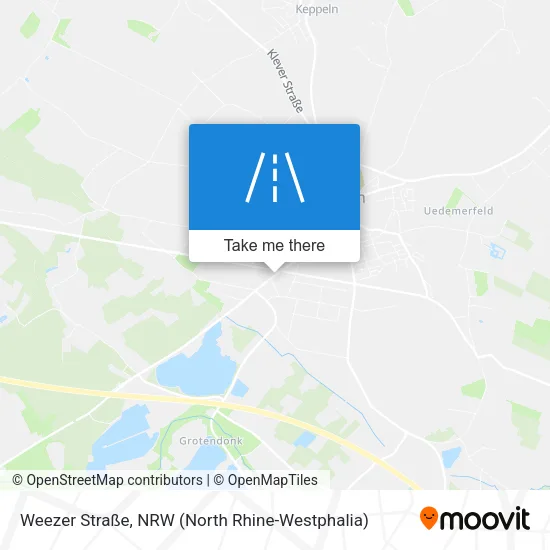 Карта Weezer Straße