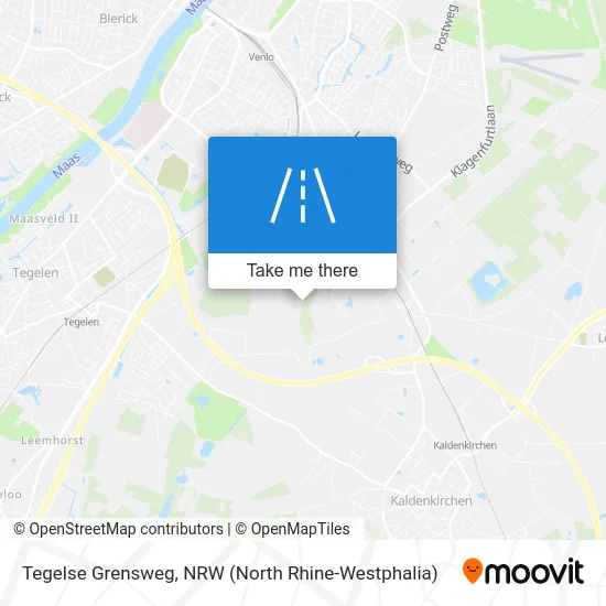 Tegelse Grensweg map