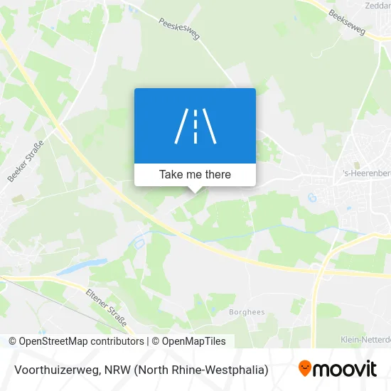 Voorthuizerweg map