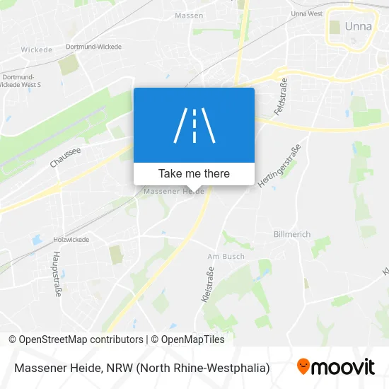 Massener Heide map