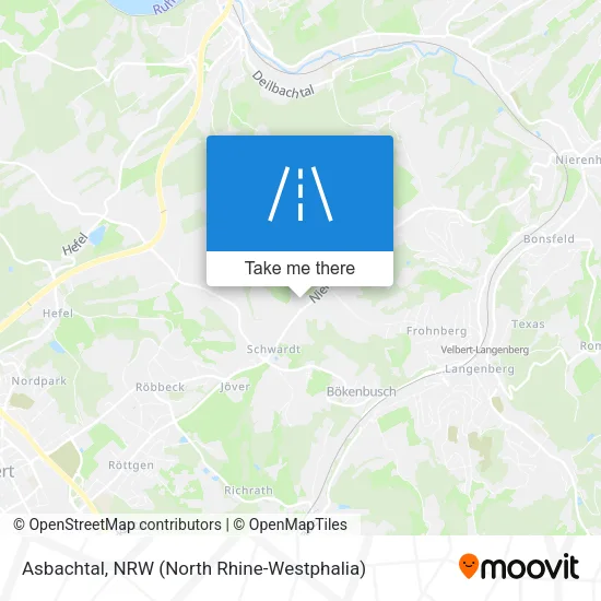 Карта Asbachtal