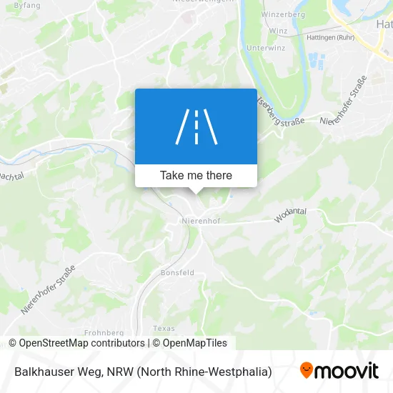 Карта Balkhauser Weg