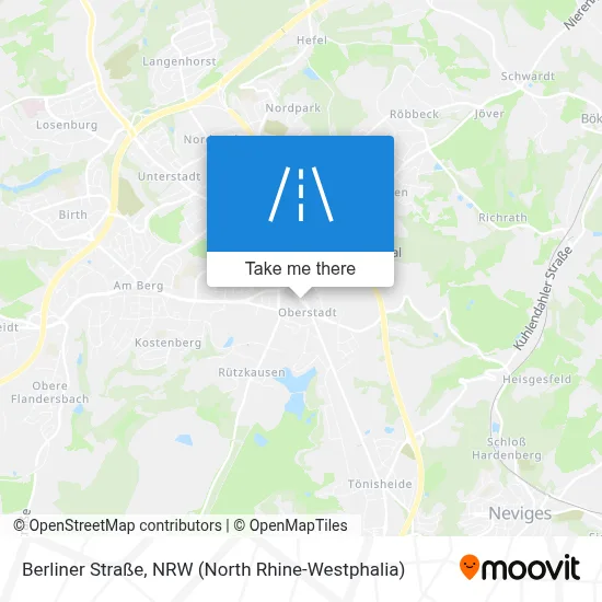 Berliner Straße map