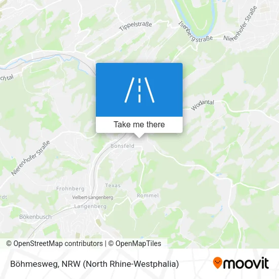 Böhmesweg map