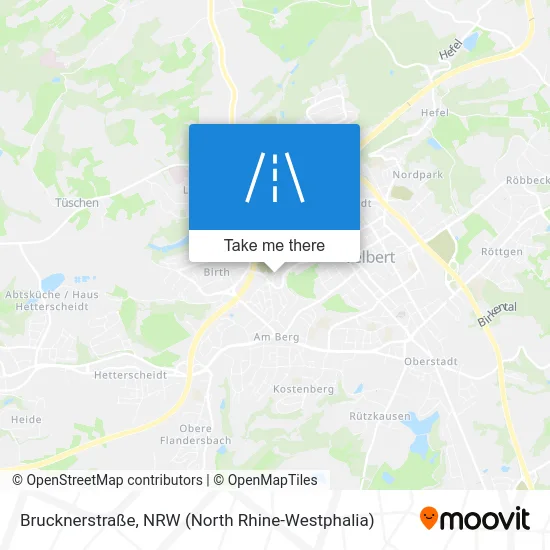 Карта Brucknerstraße