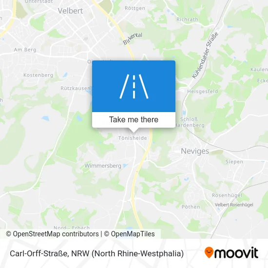 Карта Carl-Orff-Straße