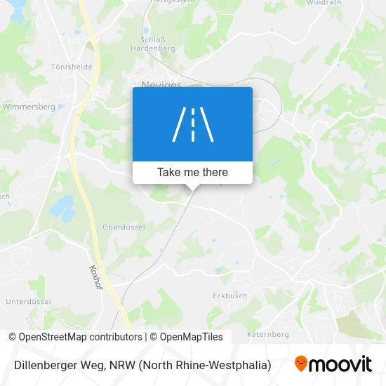 Dillenberger Weg map