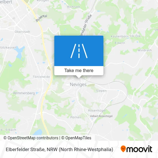 Elberfelder Straße map