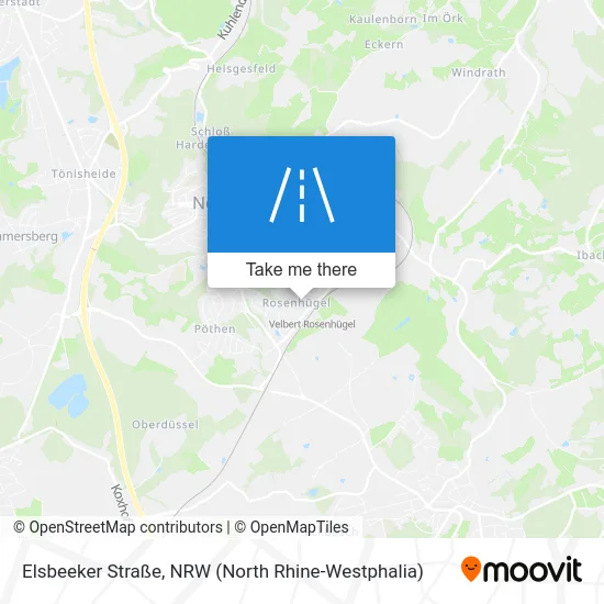 Карта Elsbeeker Straße