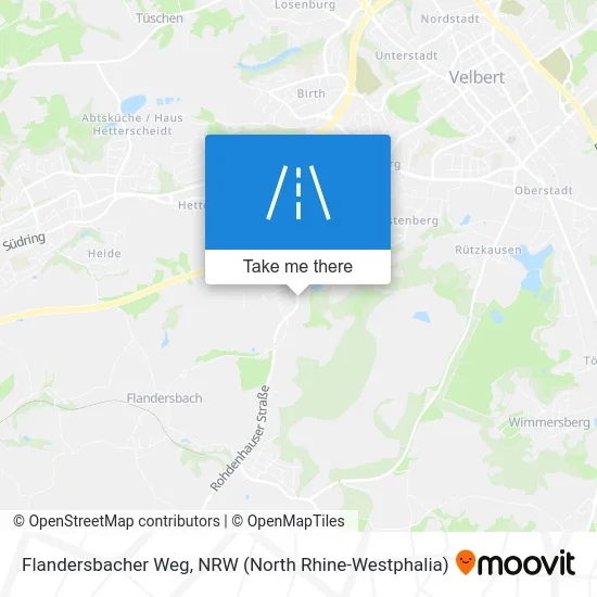 Flandersbacher Weg map