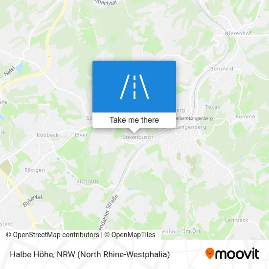 Карта Halbe Höhe