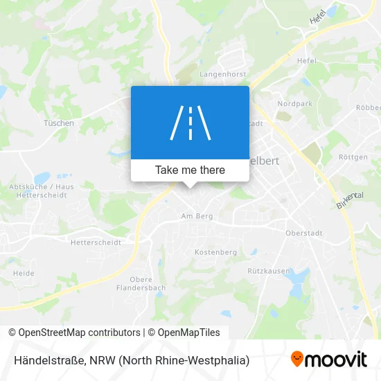 Карта Händelstraße