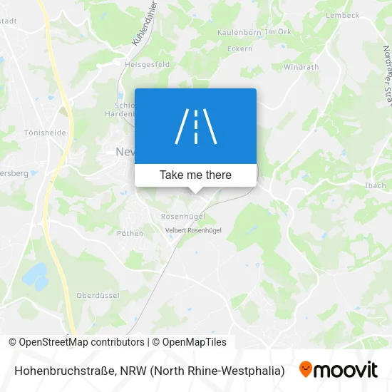 Карта Hohenbruchstraße