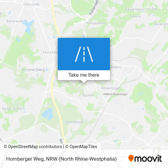 Карта Homberger Weg