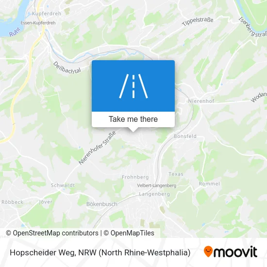 Карта Hopscheider Weg
