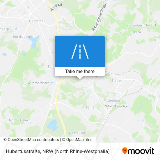 Карта Hubertusstraße
