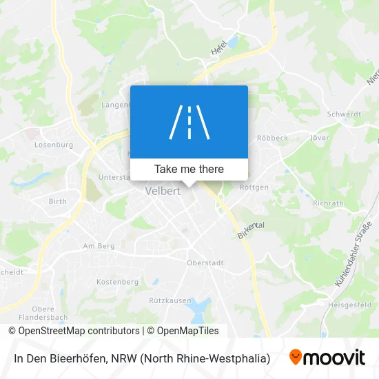 In Den Bieerhöfen map