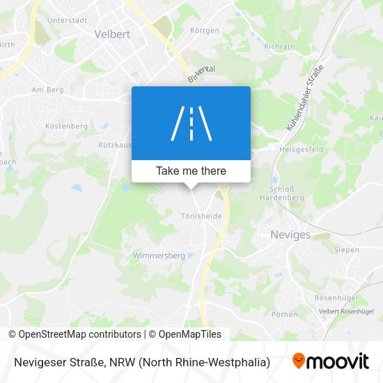 Nevigeser Straße map