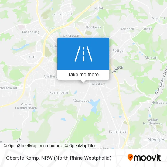 Карта Oberste Kamp