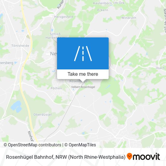 Rosenhügel Bahnhof map